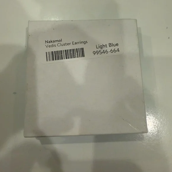 Blue Beaded Earrings - Picture 3 of 3